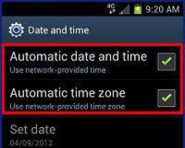 Как установить дату и время на смартфоне Samsung?